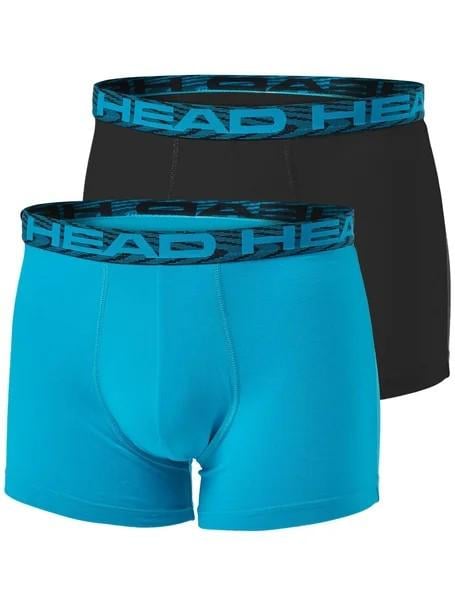 Труси-боксери Head MEN SEASONAL BOXER 2P M Блакитний/Чорний (701224072-001 M)
