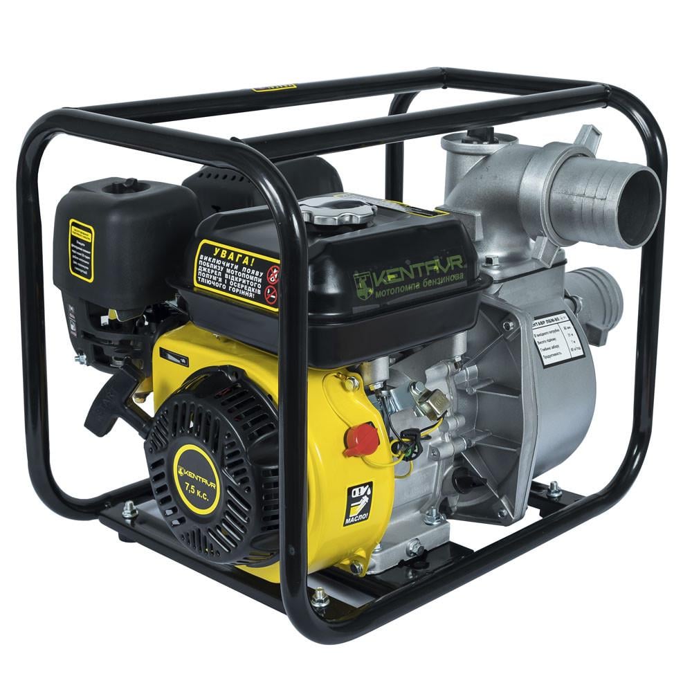 Мотопомпа бензиновая Кентавр ЛБМ-80 2415717482 7,2 л.с. 60 м3/ч Ø80 мм 31 м подъем 212 см3