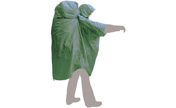Дождевик Terra Incognita PonchoBag L-XL Темно-зелёный (TI-PONLXLGRN)