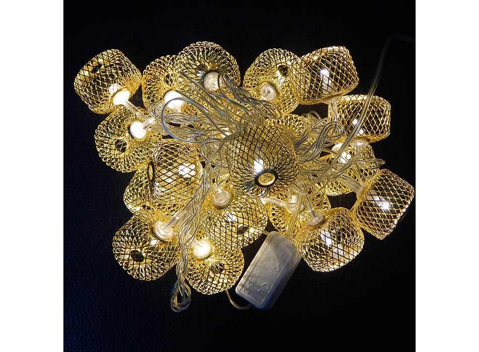 Гирлянда LED 20 колесо фортуны Золото (218-21523146) Гирлянда LED 20 колесо фортуны Золото (218-21523146)