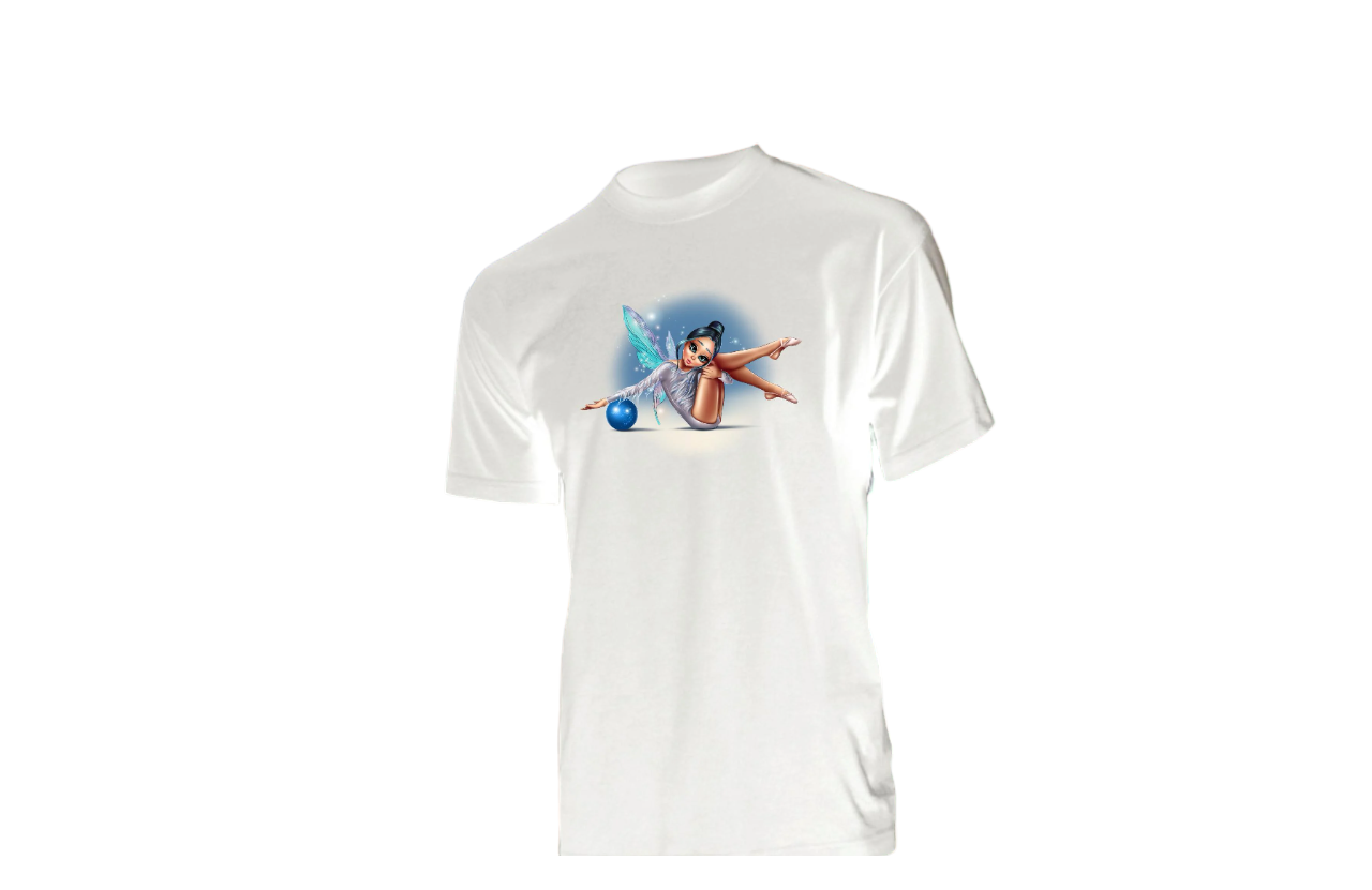 Футболка дитяча з принтом Grand Fouette BW 9-10 років 134-146 см Білий