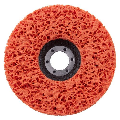 Круг зачистной Alloid Коралл средней жесткости 125x22,2 мм Оранжевый (00000061437) - фото 5