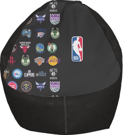 Кресло-груша NBA логотипы 3 L (13273412)