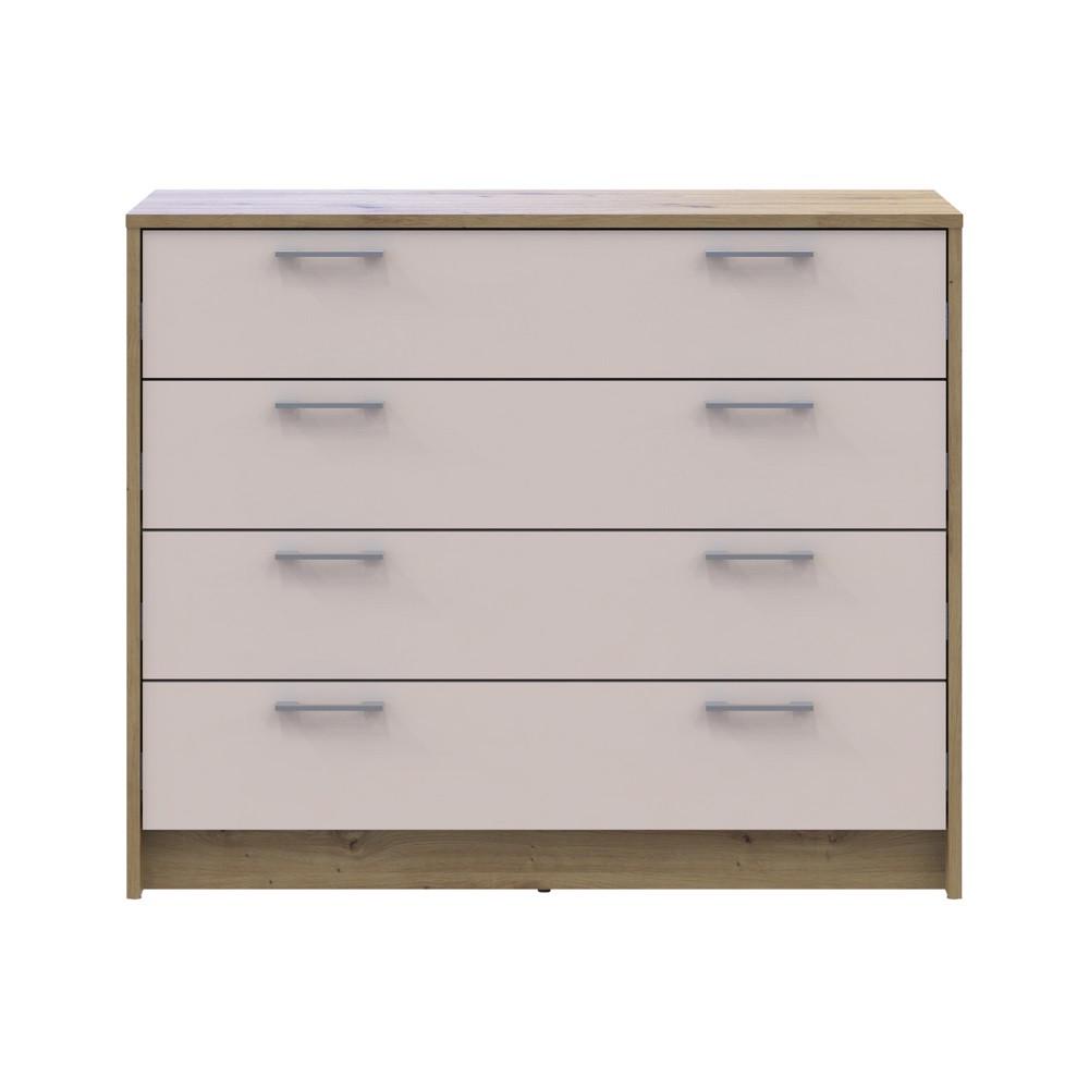 Комод Doros Ронди DRS-011782 4 ящика 100х40х82 см Дуб Артизан/Кашемир (41516187) - фото 3 Комод Doros Ронди DRS-011782 4 ящика 100х40х82 см Дуб Артизан/Кашемир (41516187) - фото 3