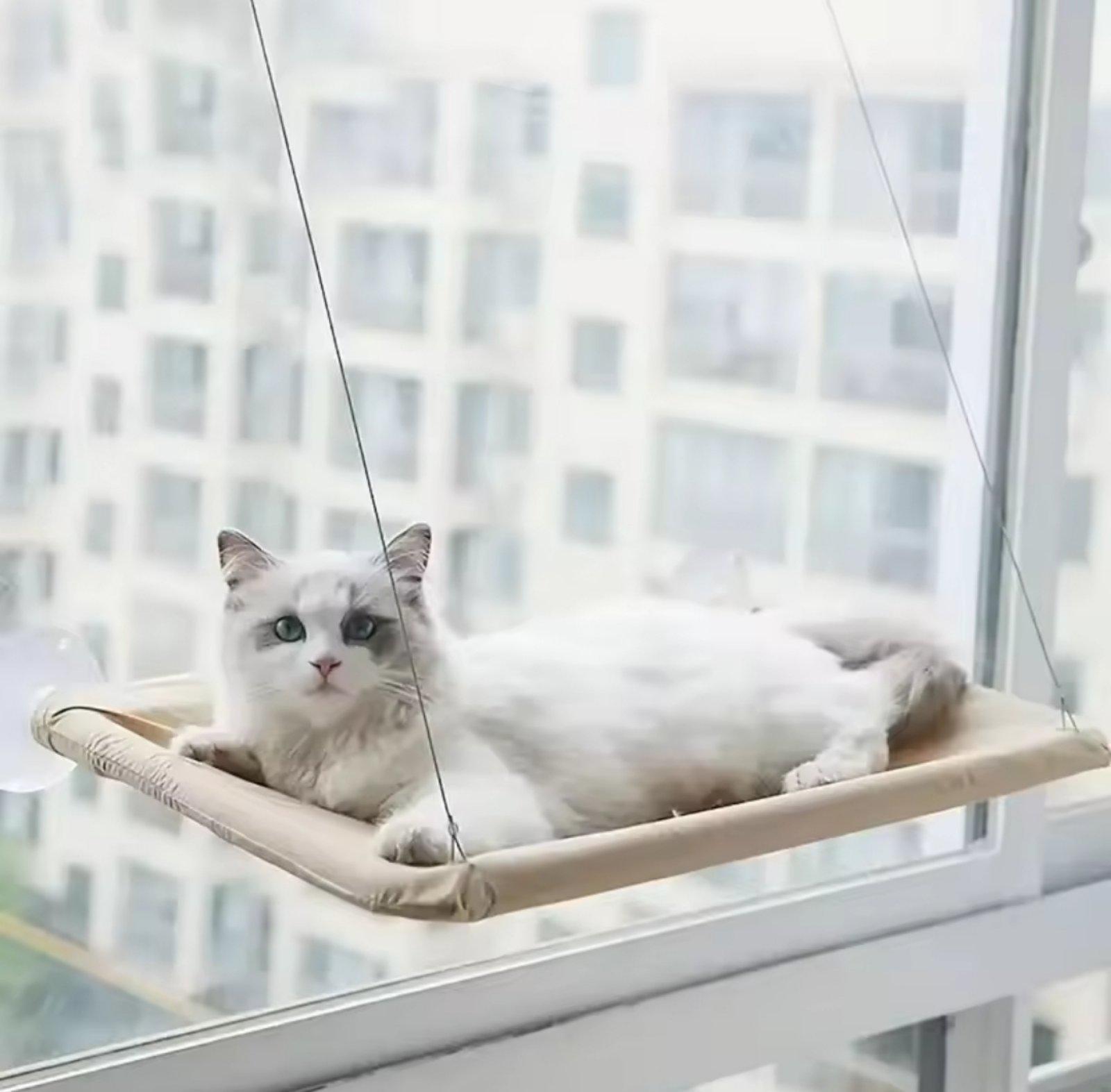 Лежак для кошки Sunny Seat на окно 250х510 мм - фото 5 Лежак для кошки Sunny Seat на окно 250х510 мм - фото 5