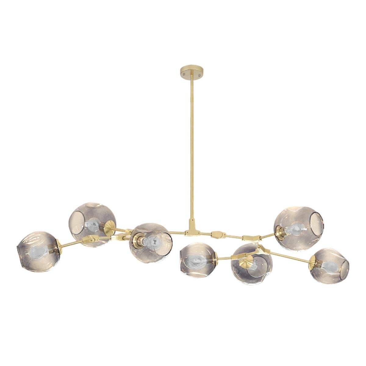 Люстра молекула потолочная Light House SRS-19868-7 Золотой/Серый 