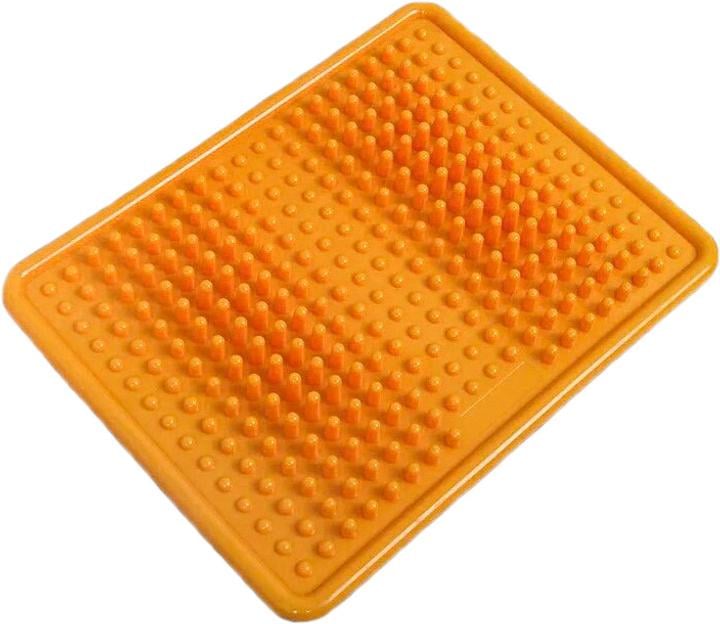 Килимок ортопедичний масажний для стоп EasyFit Acupoint з шипами Помаранчевий (EF-2752-OR) Килимок ортопедичний масажний для стоп EasyFit Acupoint з шипами Помаранчевий (EF-2752-OR)