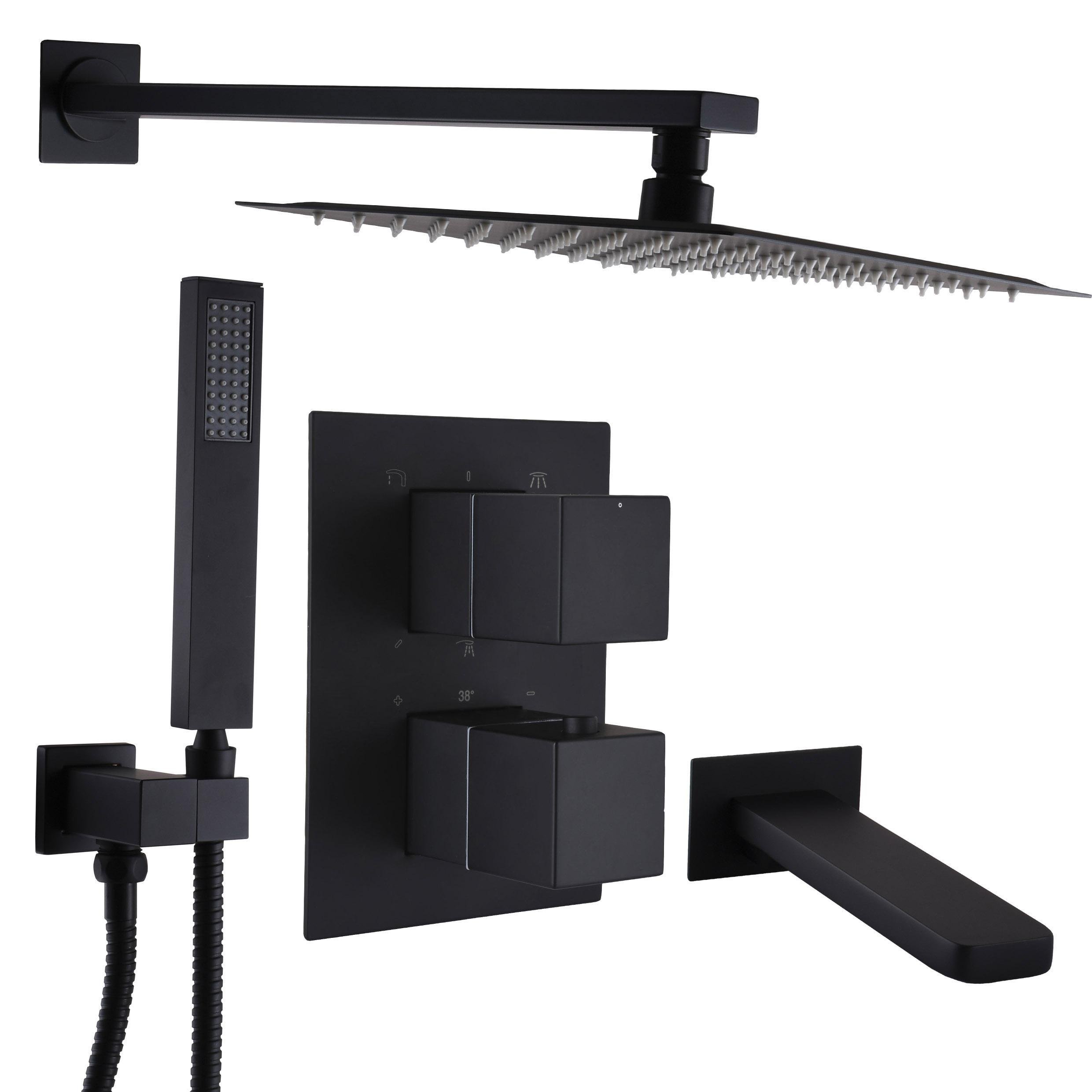 Смеситель для душа скрытого монтажа TOPAZ ODISS TO 08117-L03-BL-TT (21322931)