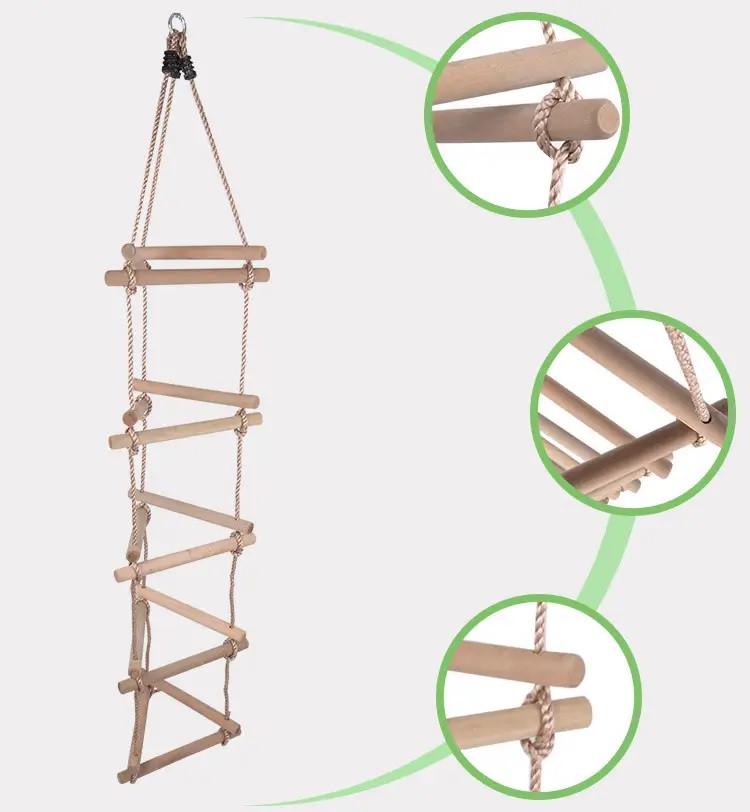 Сходи для дітей WCG підвісні дерев'яні (W-307-1) - фото 3