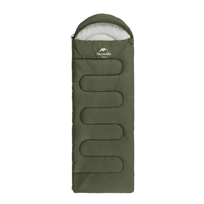 Спальный мешок Naturehike Y150L правый NH21MSD08 Темно-зеленый