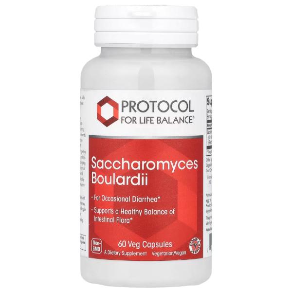 Натуральна добавка буларді Protocol for Life Balance Saccharomyces Boulardii Сахароміцети 60 вег. капс. (23712925)