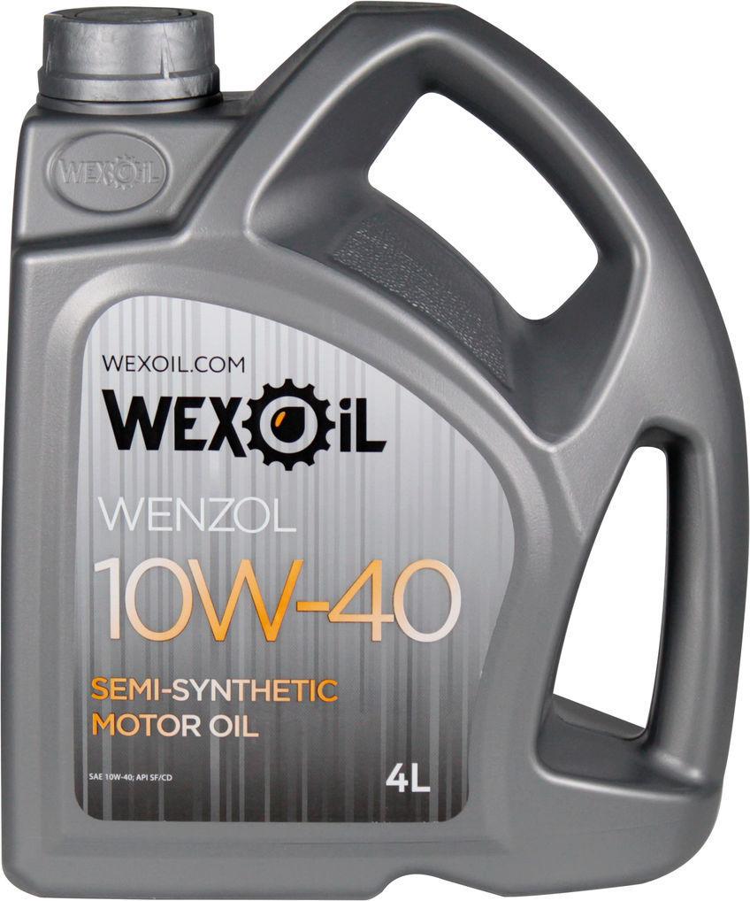 Моторна олива Wexoil Wenzol Sf/cd бензин/дизель 10W-40 4 л (1401122)