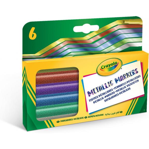 Набор фломастеров Crayola Metallic 6 шт. (58-8828)