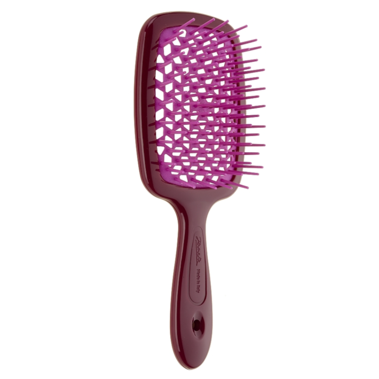 Щітка для волосся JANEKE Superbrush 20х9 см Бордовий Щітка для волосся JANEKE Superbrush 20х9 см Бордовий