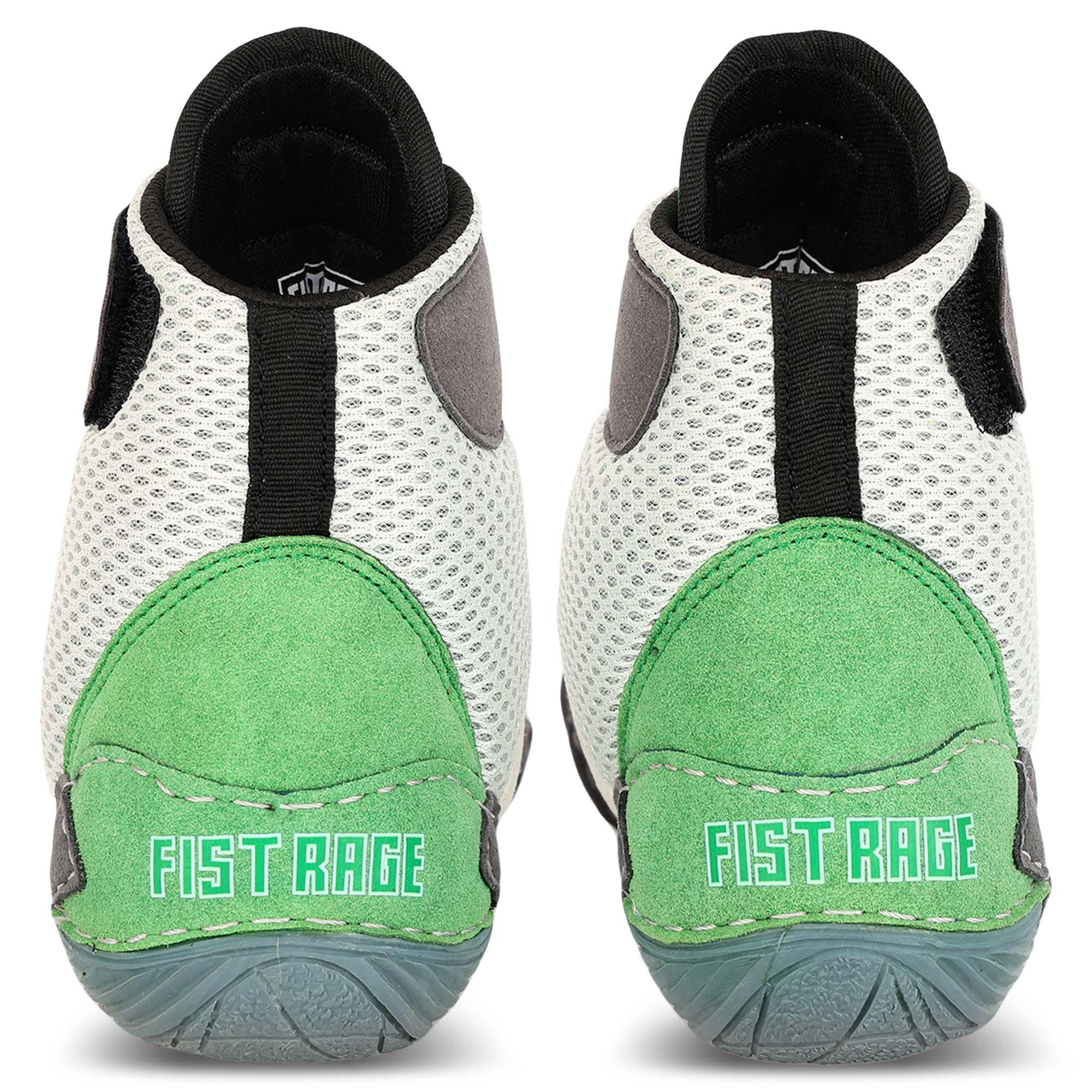 Борцовки FISTRAGE VL-7747 р. 44 Серый/Салатовый (VL-7747_Серый-салатовый_44) - фото 6