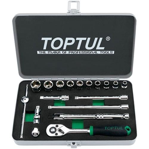 Набор инструментов Toptul GCAD1811 автомобильный 1/4″ 3/16″-9/16″ 18 шт. (106-112-GCAD1811)