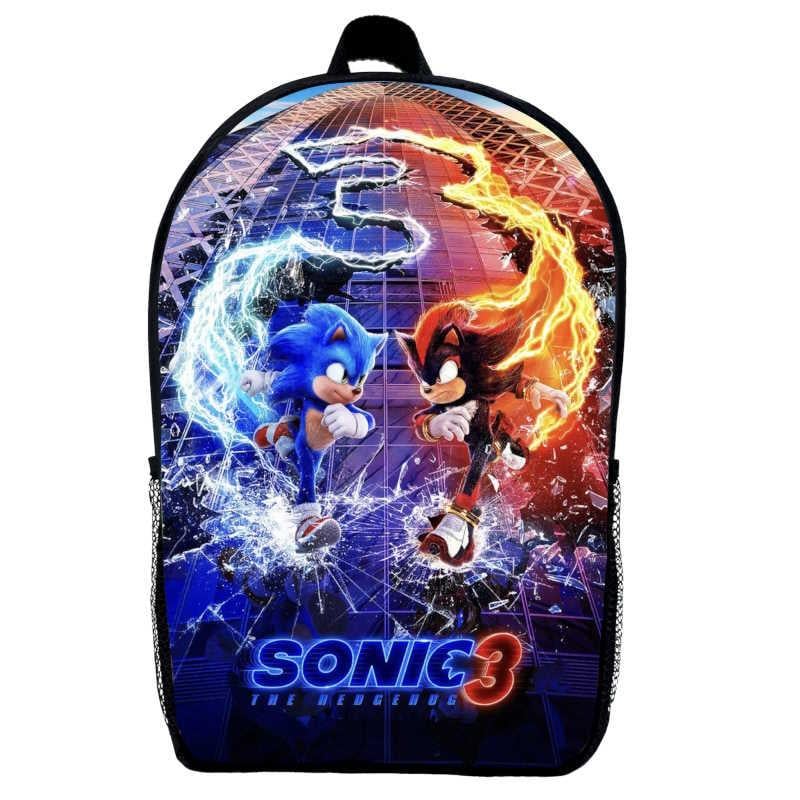 Школьный рюкзак детский 3 Sonic 04 29х21х9 см 5 л Черный (2457507739)