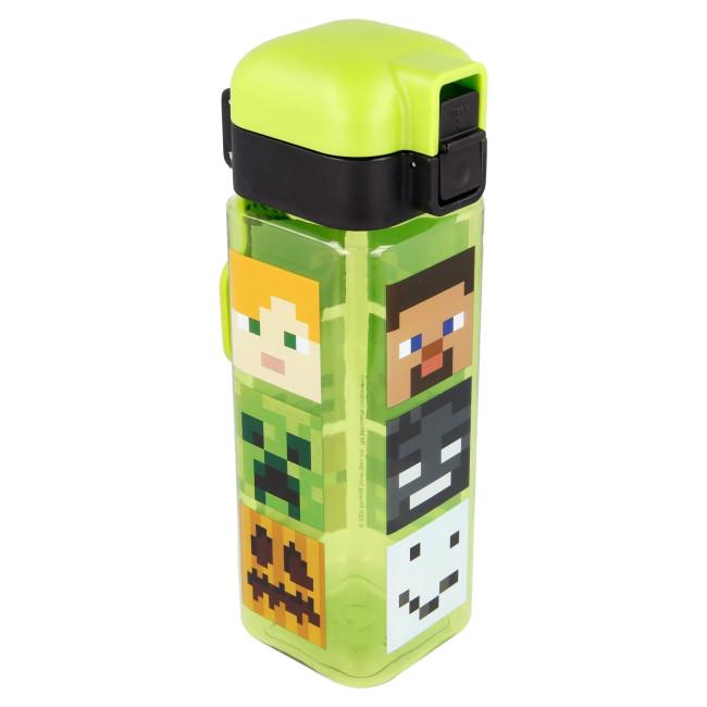 Бутылка детская Stor Minecraft 550 мл Зеленый с черным (28431549)