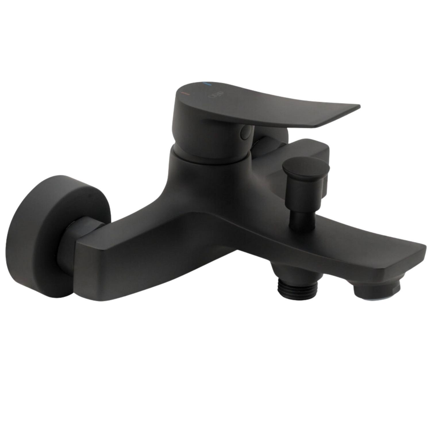 Cмеситель для ванны Q-tap Nihonto QTNH3022101DCB47264 однорычажный Черный (235398)