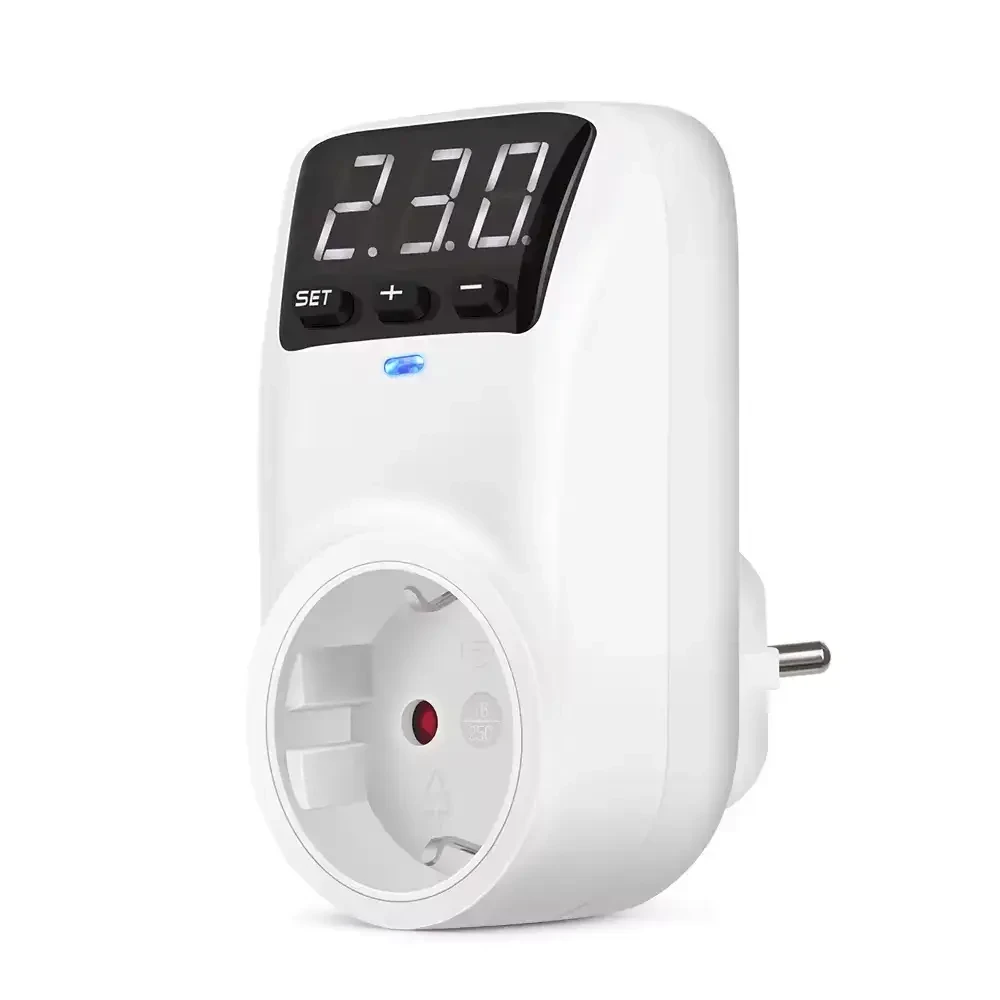 Реле напруги Automatic Voltage Protector HLP02 в розетку з LCD-екраном 16А до 3500 Вт 220V (2797689744)