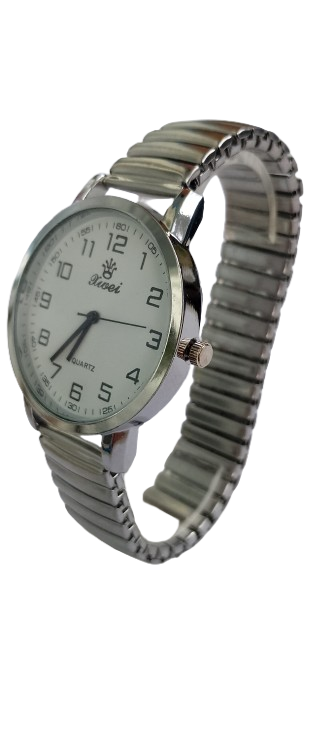 Наручные часы мужские Xwei на металлическом браслете d 40 мм Silver/White/Silver (4126)