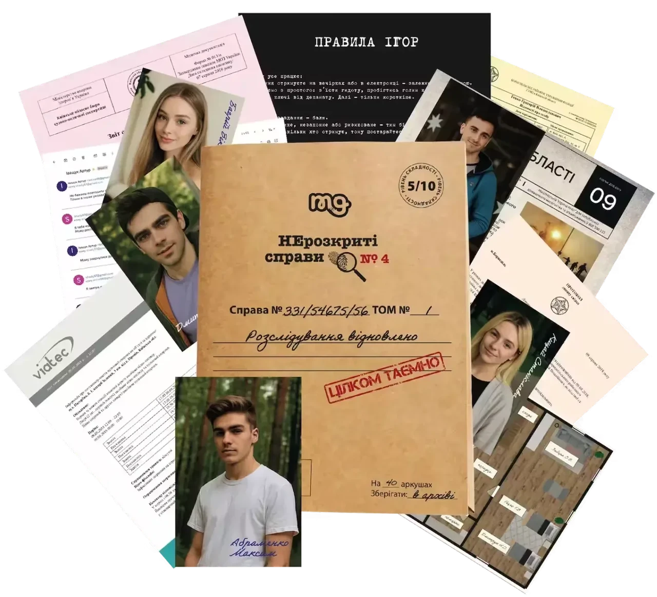 Настільна гра "Нерозкриті Cправи №4" (2786357667)