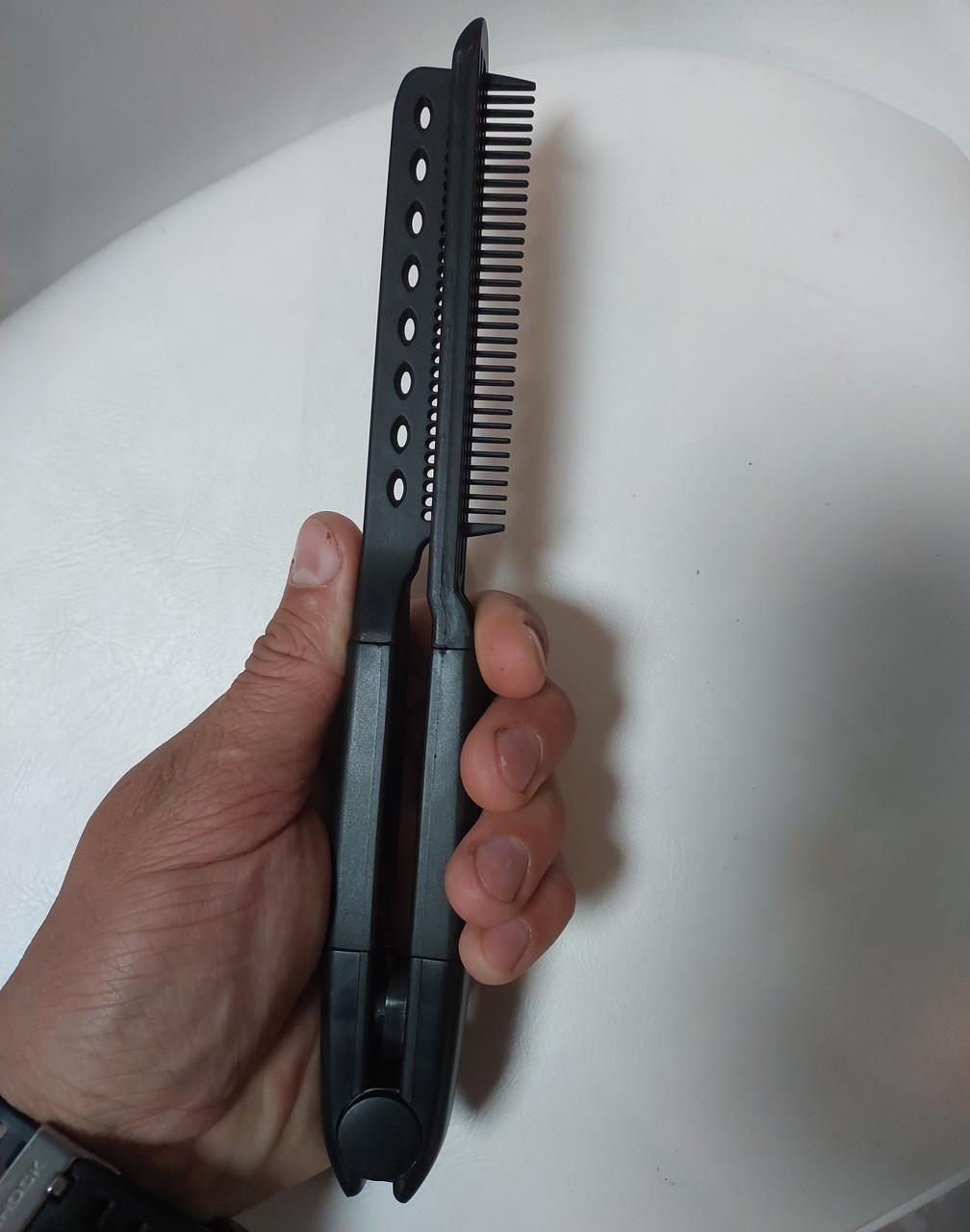 Гребінець затискач для кератинового випрямлення термостійкий пластиковмй (2044261510) - фото 5