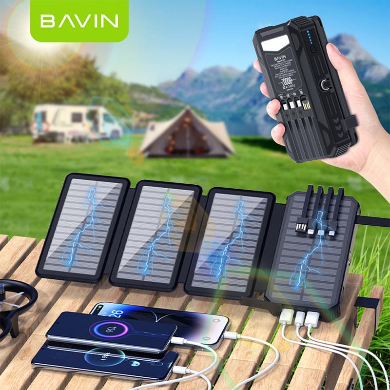 Повербанк BAVIN PC1119 Wireless and SOLAR 20000 mAh Black (Y-PC1119BK) - фото 3 Повербанк BAVIN PC1119 Wireless and SOLAR 20000 mAh Black (Y-PC1119BK) - фото 3