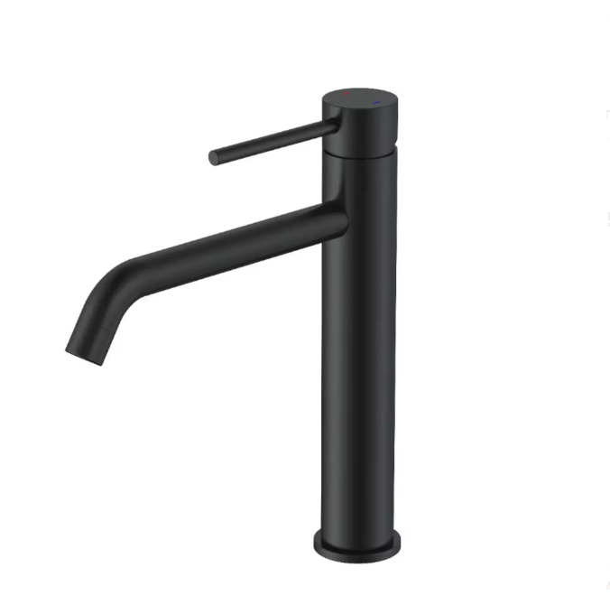 Смеситель для раковины высокий Devit Flow 550533B Черный матовый (592963)