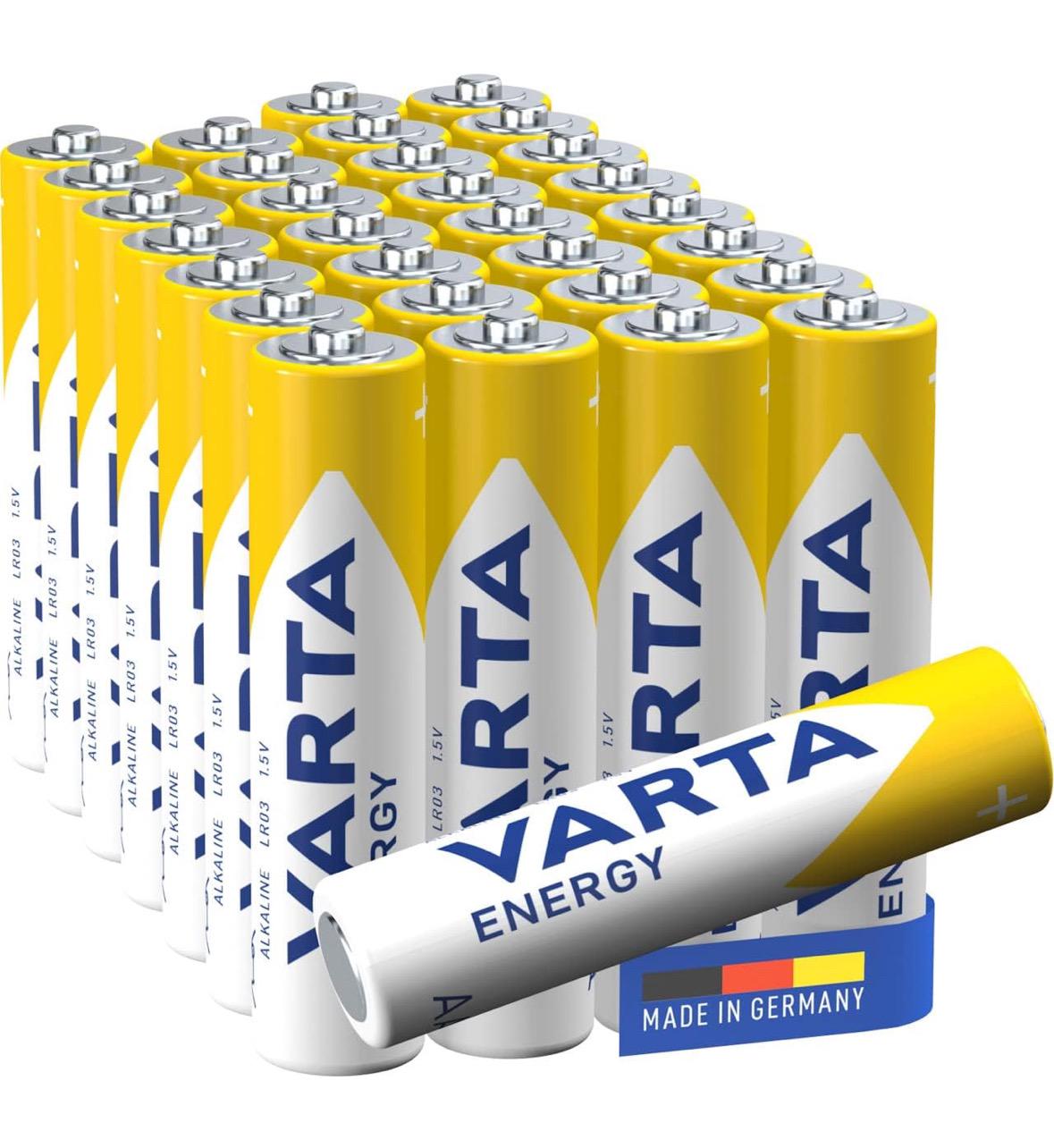 Батарейки Varta Energy Alkaline AAA BL 40 шт.