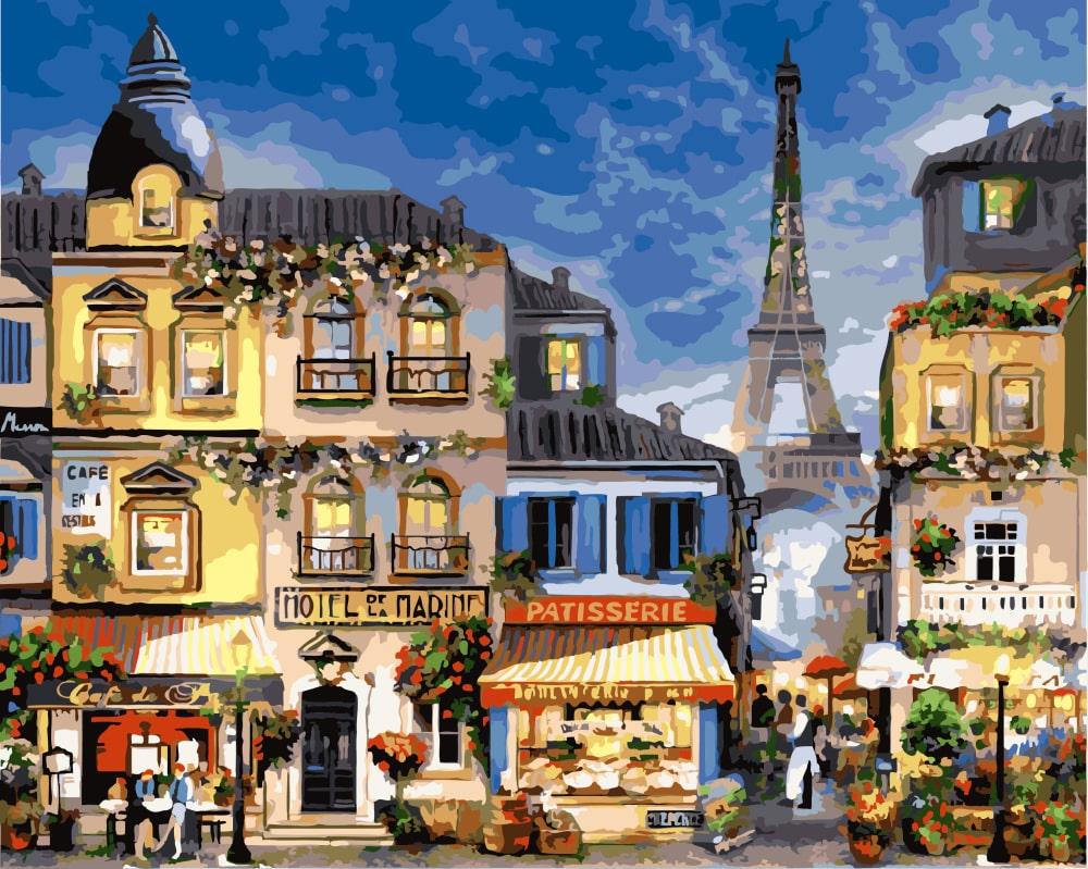 Картина по номерам Brushme GX3241 Блестящий Париж 40x50 см (1288892587)