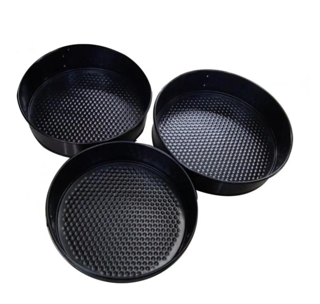 Набір круглих форм для випікання Frico FRU-167 3 шт. 24/26/28 см (FRU-167) - фото 2 Набір круглих форм для випікання Frico FRU-167 3 шт. 24/26/28 см (FRU-167) - фото 2