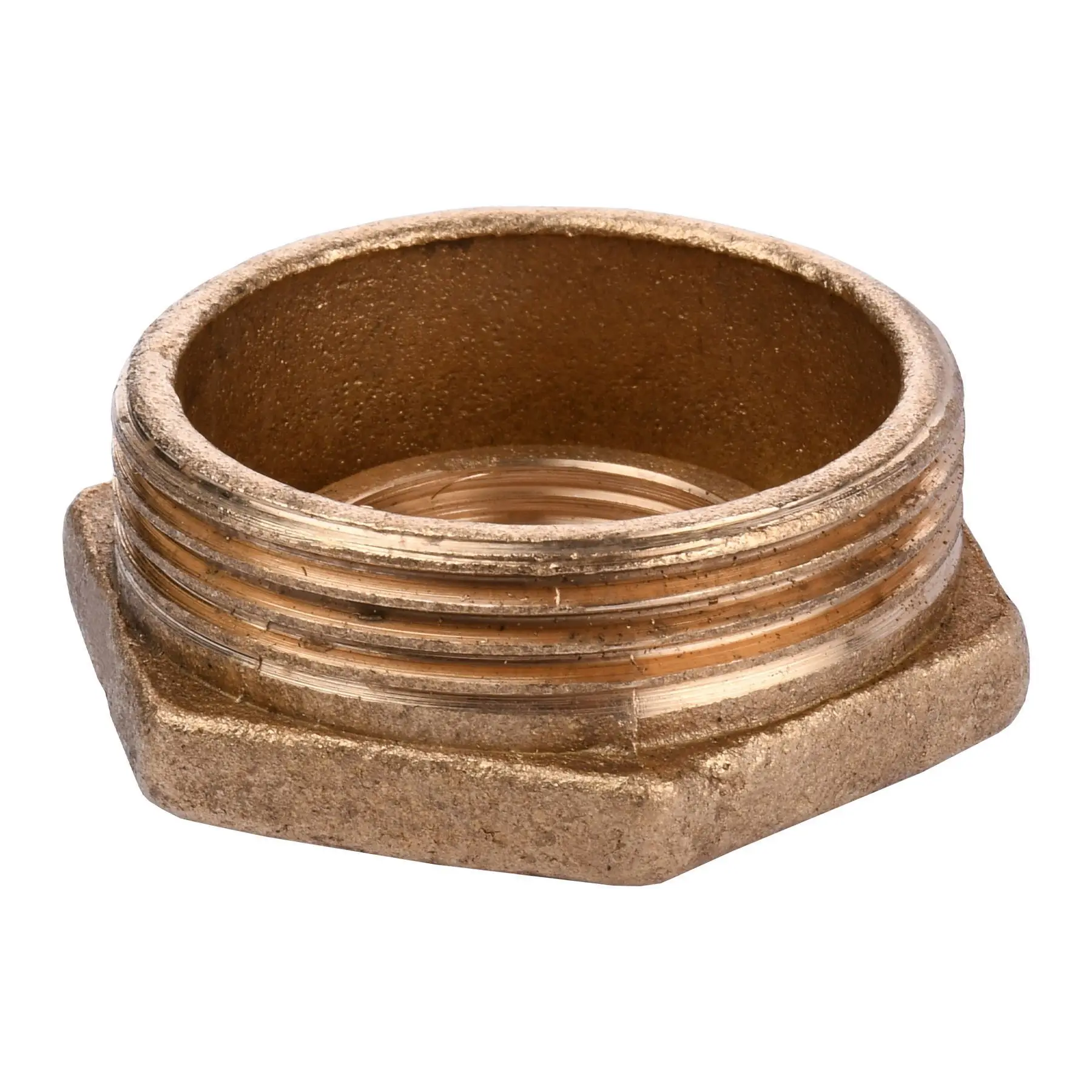 Футорка латунная 1 1/2″ЗРх3/4″ВР литейная (724Б) - фото 3