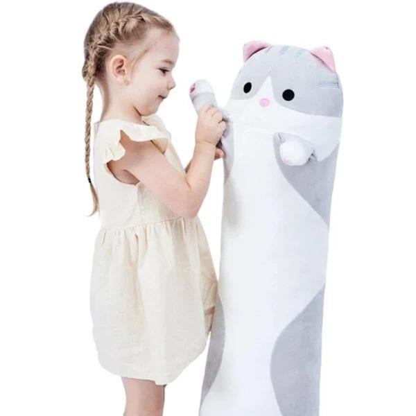 Мягкая игрушка Кот Батон 90 см Серый (MIKB-90) - фото 4