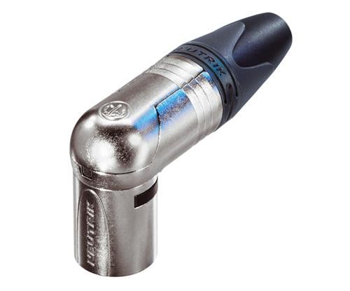 Разъем кабельный Neutrik XLR 3 RX угловой Никель (NC3MRX)
