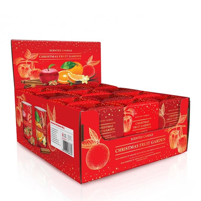 Свечка ароматическая Christmas Fruit Garden Orange with Spices (28825) - фото 2 Свечка ароматическая Christmas Fruit Garden Orange with Spices (28825) - фото 2