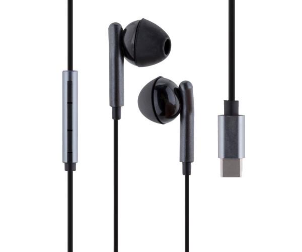 Наушники вакуумные проводные Yison X6 Type-C Black
