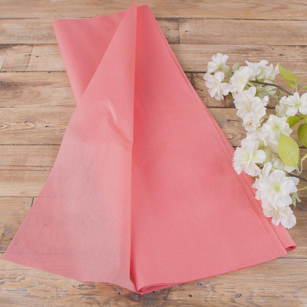 Тишью Испанская премиум 60х70 см Коралловый (330-17)