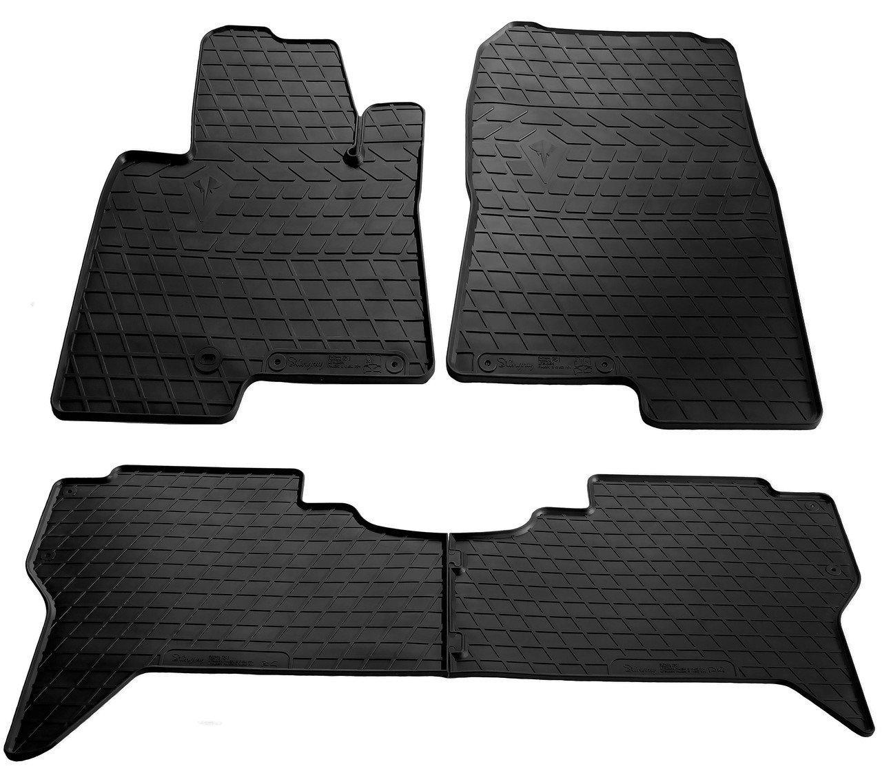 Килимки гумові Stingray для Mitsubishi Pajero III V60 99 - design 2016 4 шт. (1013184) Килимки гумові Stingray для Mitsubishi Pajero III V60 99 - design 2016 4 шт. (1013184)