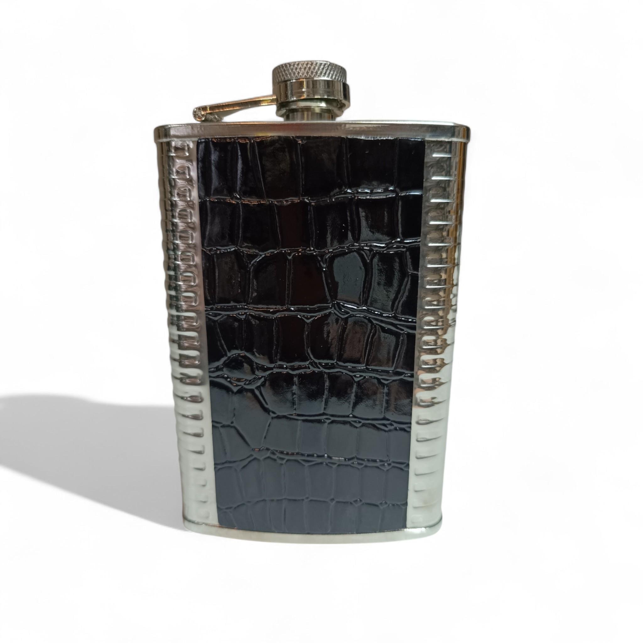 Фляга Hip Flask Snake GDA-9/9 9Oz 266 мл из нержавеющей стали Black (F_GDA-9/9)
