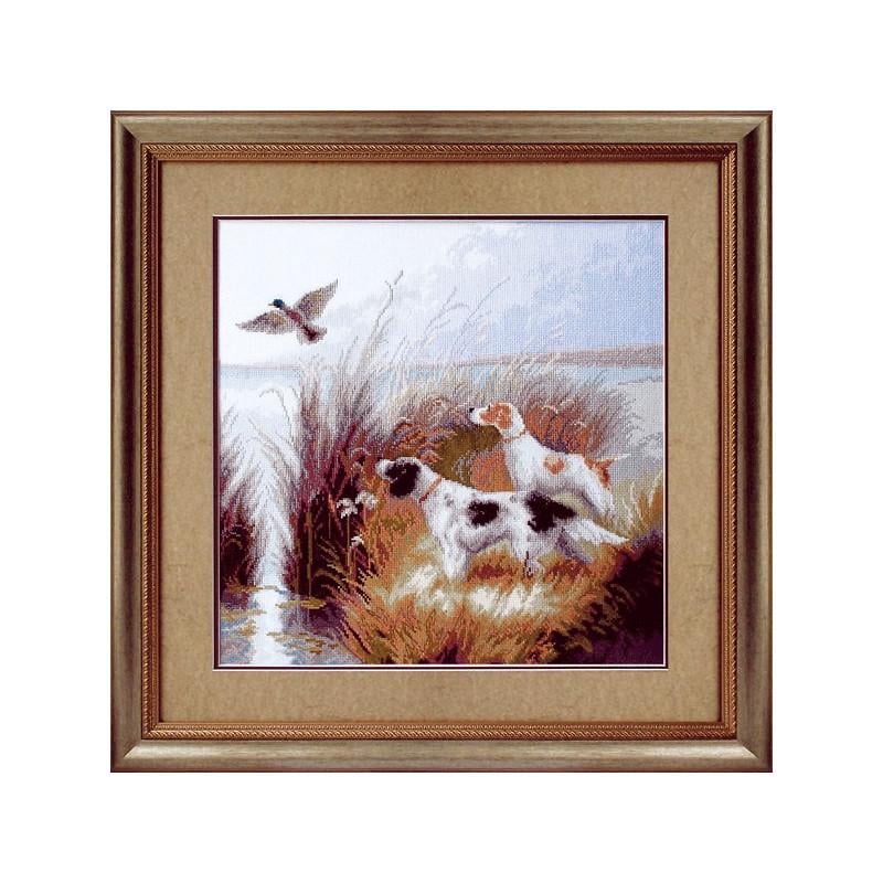 Набір для вишивки хрестиком Чарівна Мить М-31 Полювання на качок (2899)