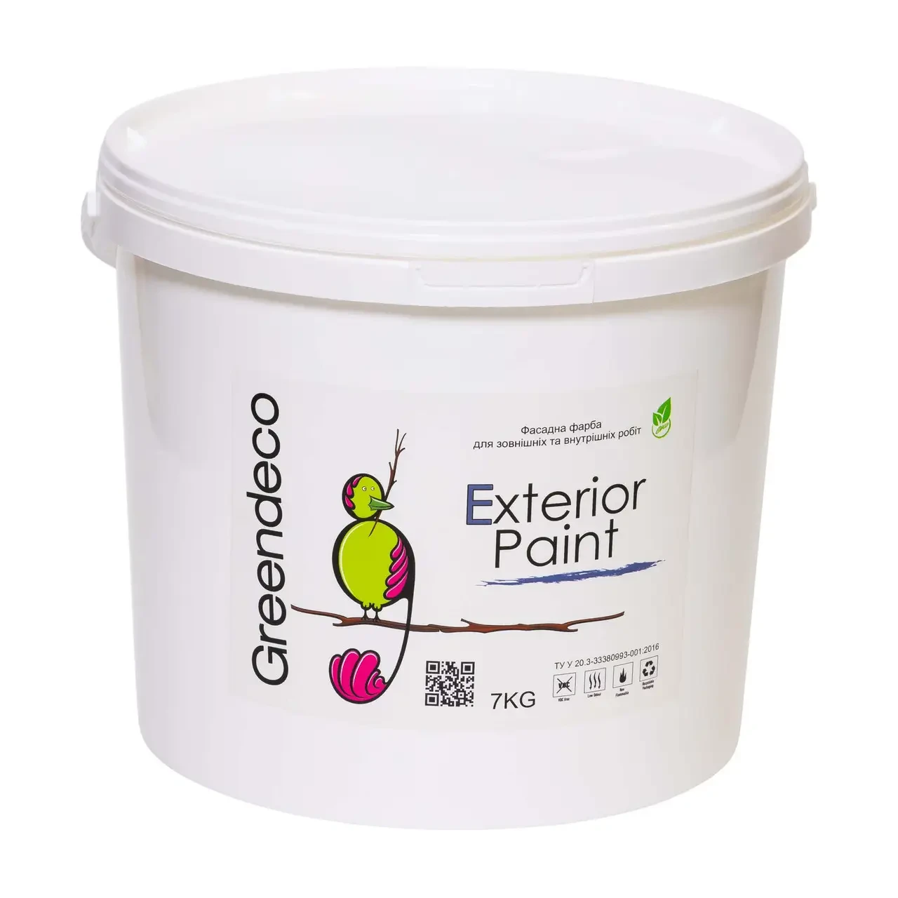 Фарба фасадна Greendeco Exterior Paint 7 кг