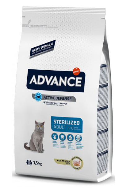 Корм сухой для кошек Advance Cat Sterilized 1,5 кг