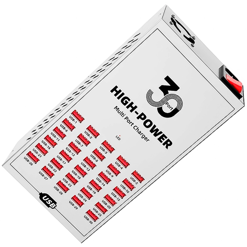 Зарядное устройство для 30 USB портов Addap WLX-T2C 200W (1351)