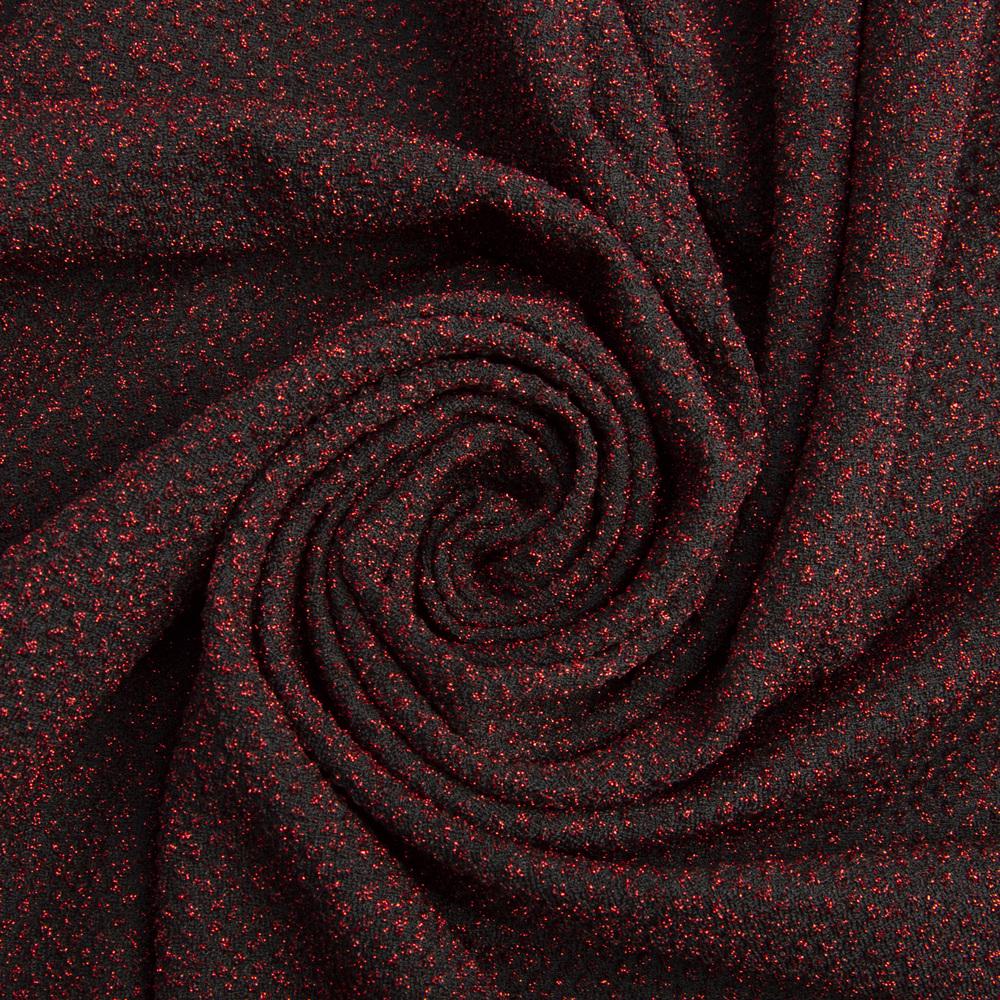 Ткань трикотаж Голди блестящая Красный (24549)