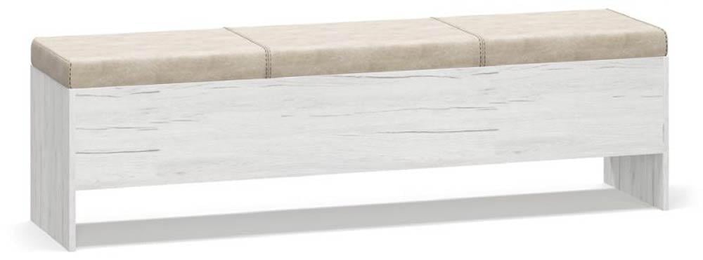 Банкетка Мебель-Сервис Kim 160 164,4х40х44,5 см Сан-Ремо/Дуб Кари белый (27375799) Банкетка Мебель-Сервис Kim 160 164,4х40х44,5 см Сан-Ремо/Дуб Кари белый (27375799)
