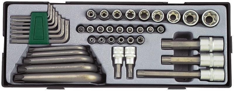 Набір головок і біт Force FOR T4413 1/2" 1/4" 3/8" 41 шт.