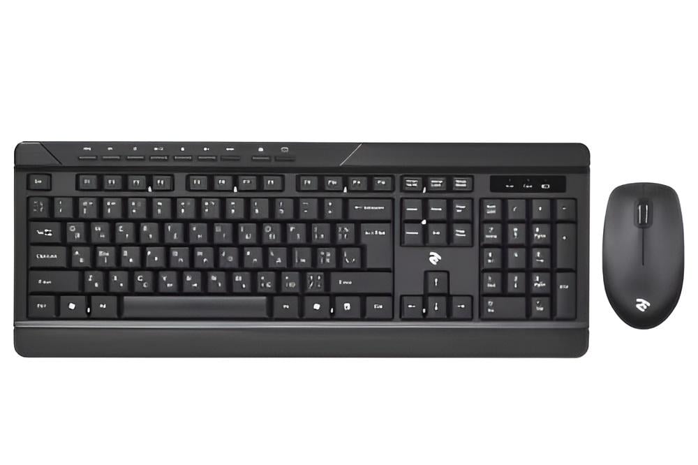 Комплект беспроводной 2E MK410 USB до 10 м 1200 т/д 1xAA/1xAA Black (MCT-2E-MK410MWB)