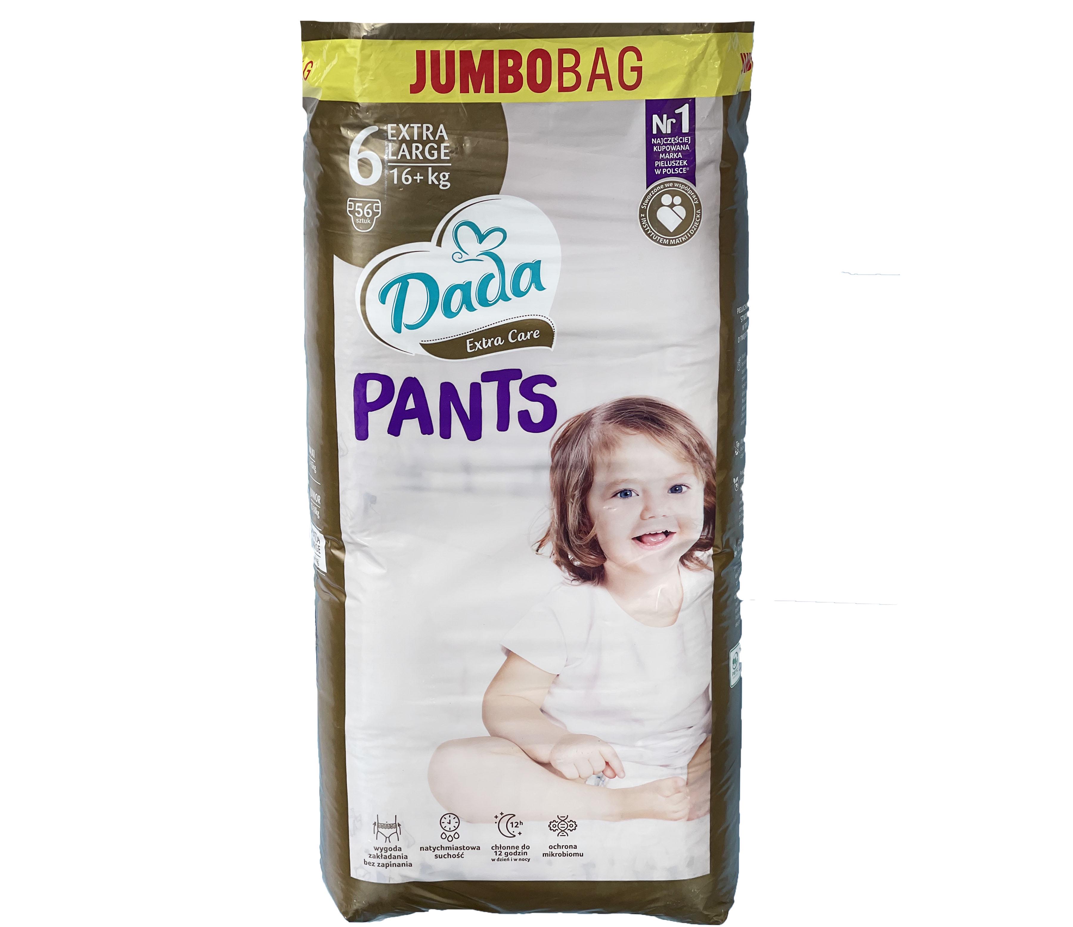 Підгузки-трусики Dada Extra Care р. 6 Extra Large 16+ кг 56 шт. (11002540)