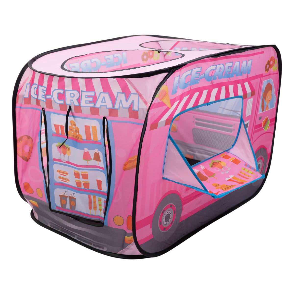 Палатка детская игровая Фургон с мороженым для девочки 110x70x66 см Розовый (7224) - фото 12 Палатка детская игровая Фургон с мороженым для девочки 110x70x66 см Розовый (7224) - фото 12